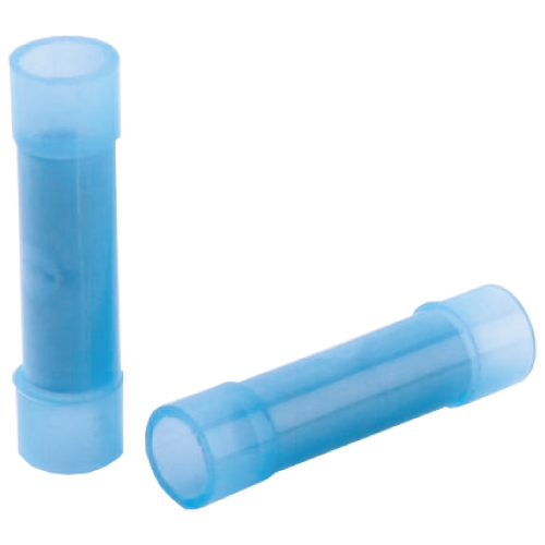 CONECTOR DE TUBO AZUL CAL 16-14 100PZ