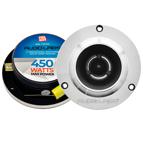TWEETER 4" 450W MAX C/CAPACITOR PAR