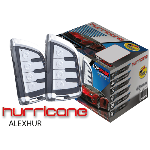 ALARMA HURRICANE 1VIA,17FUN,2CTRL,433MHZ