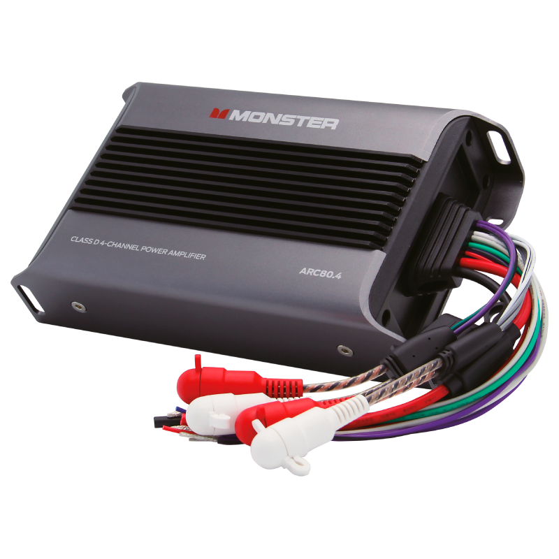 Amplificador marino mini 4x80W @4 Ohms
