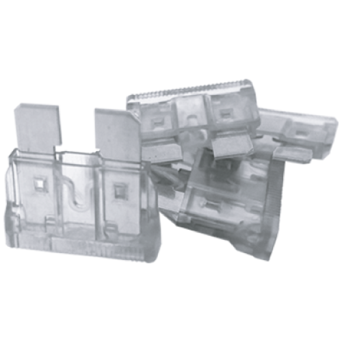 MAXI FUSIBLE DE 25 AMPERS PLATEADO 10pz
