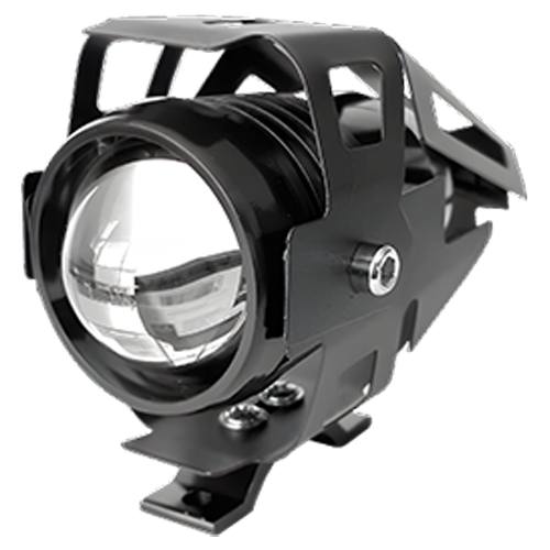 HEADLIGHT MOTO WHITE+STROBE 10W PZ