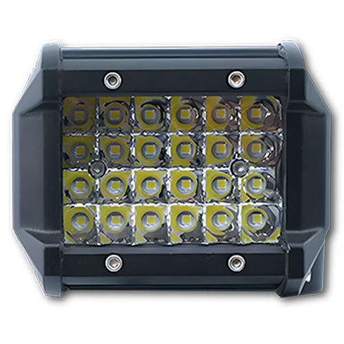 WORK LED RECTANGULAR 7.9CM 24LED 72W PZ