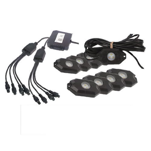 LED ROCK LIGHTS 8 LEDS COLORES 3W BT APP