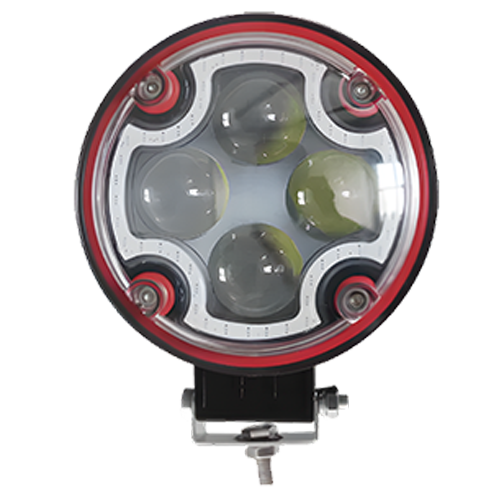 FARO 4 LEDS DRL ARO AZUL ESTROBO 12W PZ