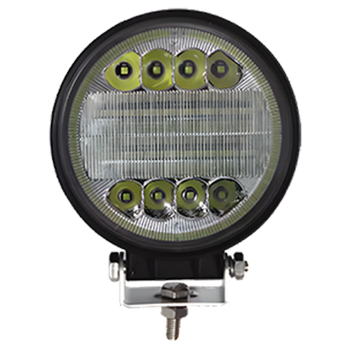 FARO REDONDO 18 LEDS ARO AMBAR 29W PZ