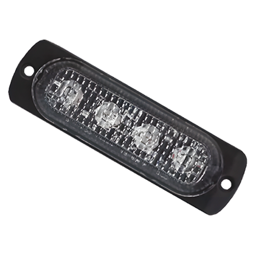BARRA 3.8" ESTROBO 4 LEDS ROJO 4W PZ