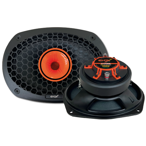 MEDIO CON DRIVER 6x9" 700W/1400W@8+8Ohms