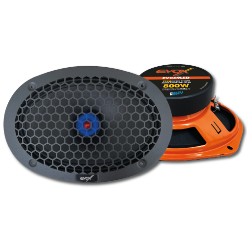 MEDIO RANGO CON LED 6x9" 400W/800W 8 Ohm