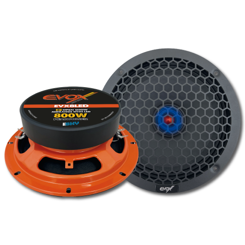 MEDIO RANGO CON LED 8" 400W/800W 8 Ohms