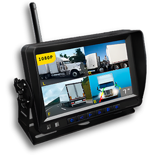 MONITOR7" HD 4 CAMARAS WIRELESS 110�