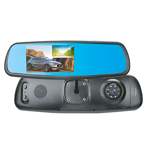 RETROVISOR CON BASE +DVR+CAM+SENSORES