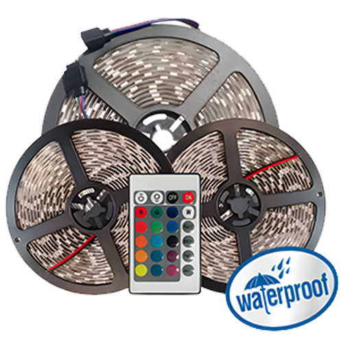 KIT 5 MTS 60 LEDS 5050 EXTERIOR RGB+CTRL