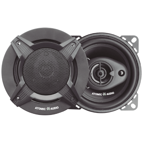 BOCINA COAXIAL 3 VIAS 4" 4 ohms 50W/500W