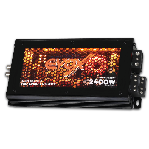 AMP CLASE D 4CH 150wX4@4Ohms LED INSIDE