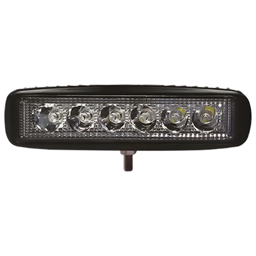 LED DE TRABAJO RECTANGULAR 6 LEDS 18W PZ