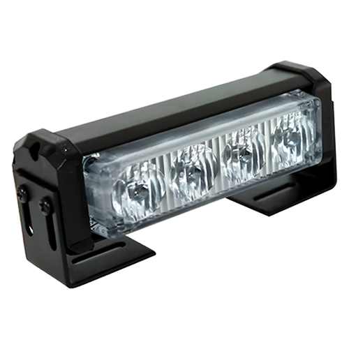 BAR 4.5" 56W 8LED AMBAR/WHITE STROBE 2PZ