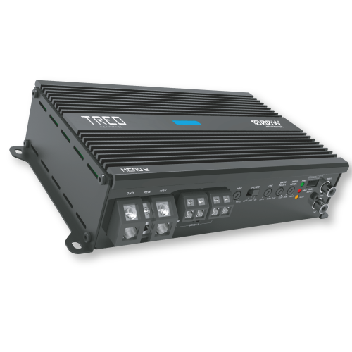 AMP 2CH 125Wx2 @4Ohms 1000W MAX CLIP LED