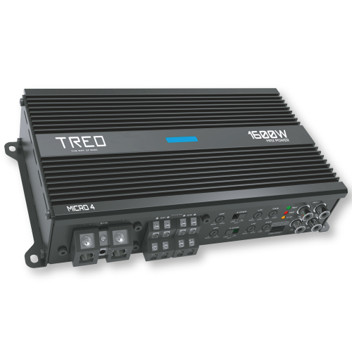 AMP 4CH 110Wx4 @4Ohms 1600W MAX CLIP LED