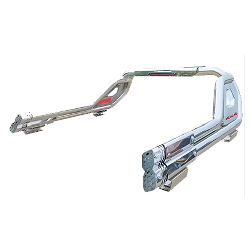 ROLL BAR SIDE TO SIDE CROMADO C/LUZFRENO