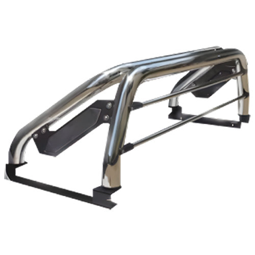 ROLL BAR CROMADO CON LUZ DE FRENO
