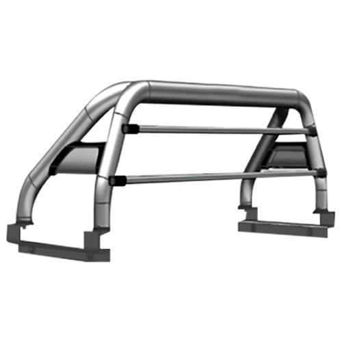 ROLL BAR CROMADO CON LUZ DE FRENO