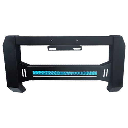 GRILLE GUARD NEGRO C/BARRA LED