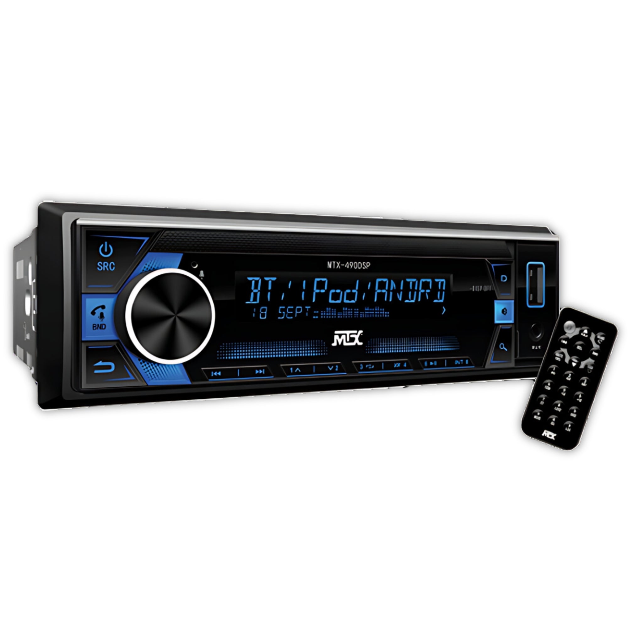 EST 1DIN DSP APP DETACHABLE USB BT 60WX4