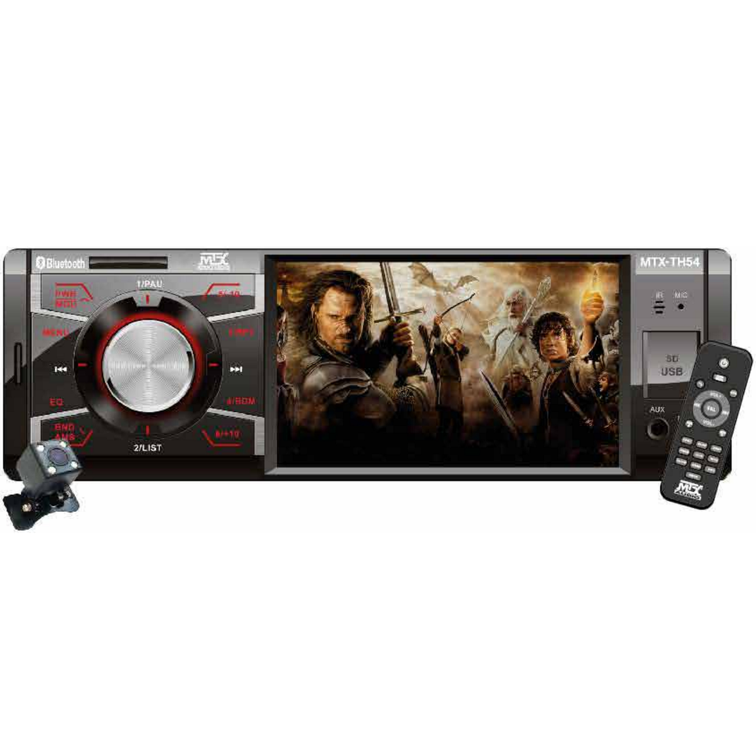 ESTEREO 1 DIN MP4/MP5 PANT. LCD 4" USB