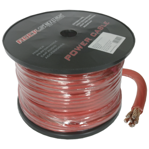 CABLE DE CORRIENTE CAL 8 76 MT ROJO