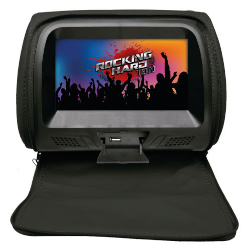 CABECERAS 8" TOUCH ZIPPER NEGRO PAR