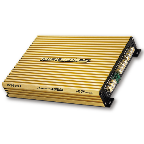 AMP 4CH 110Wx4 @ 4 Ohms, 2400W MAX GOLD
