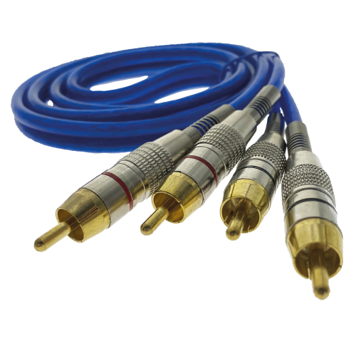 RCA 1 MT CONECTOR DE METAL PZ