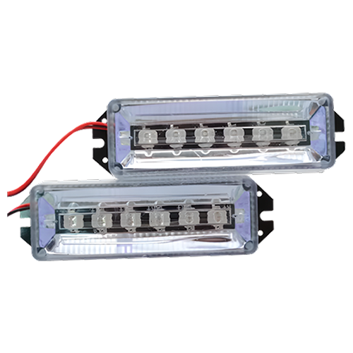 LED FLASH INTERMITENTE ROJO-AZUL PAR