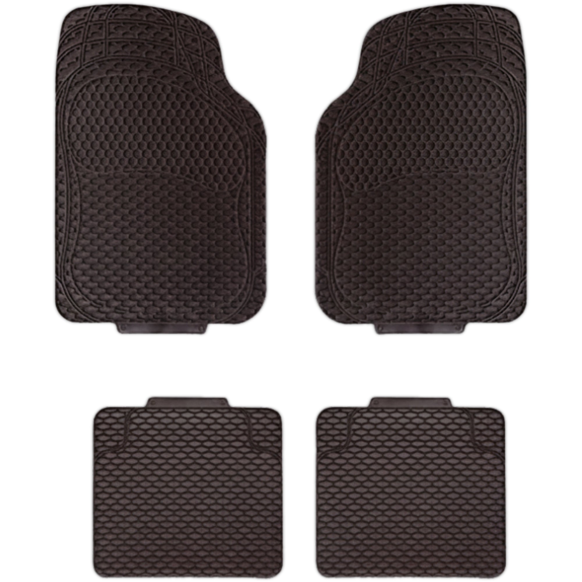 JUEGO DE TAPETES PVC UNIVERSAL 4 PIEZAS