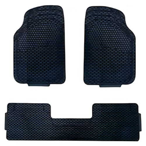 JUEGO DE TAPETES PVC UNIVERSAL 3 PIEZAS