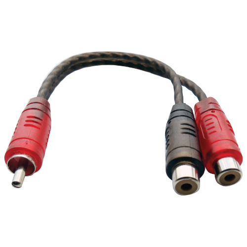 RCA CABLE 1 MACHO 2 HEMBRAS 5 PACK
