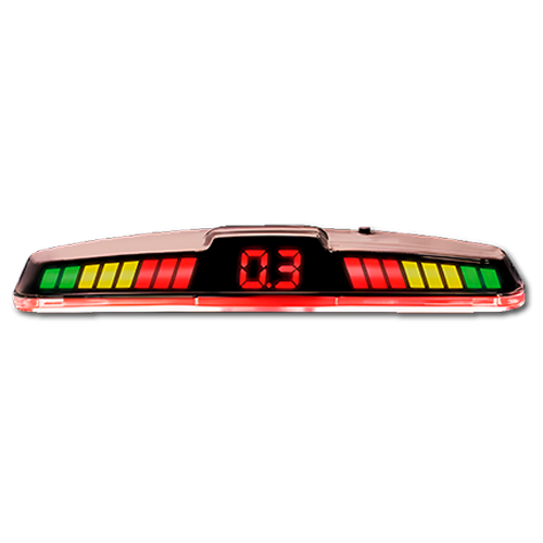 SENSOR DE REVERSA 4 PUNTOS NEGRO MATE 12