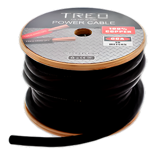 POWER CABLE CAL10 50 MTS NEGRO 100%COBRE